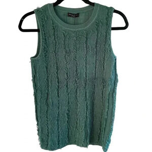 Current Air Green Sleeveless Knit Tank